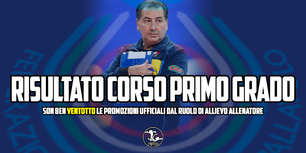 VENTOTTO PROMOSSI DALL'ALLIEVO AL PRIMO GRADO